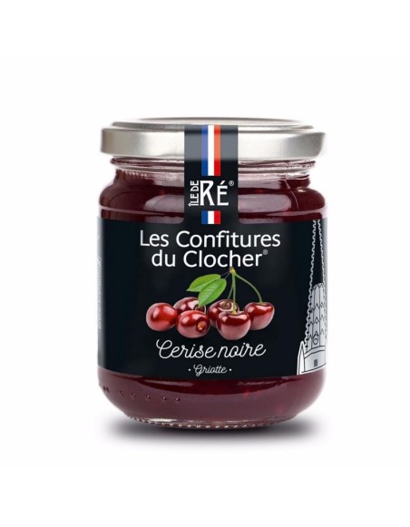 Confiture Artisanale du Clocher à la Cerise Noire