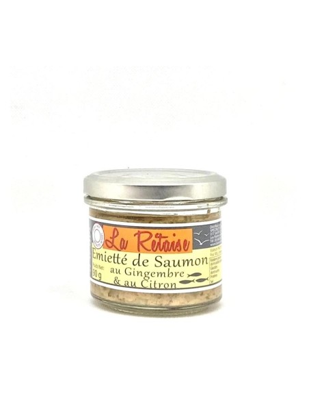 Émiétté de Saumon Au Gingmbre et Citron - La Rétaise Ile De Ré