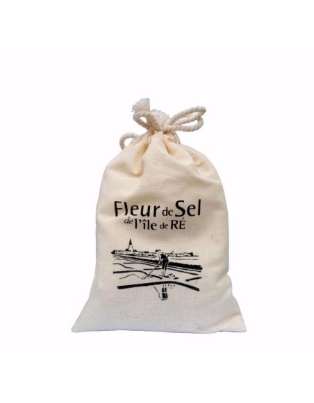Sachet Toile Fleur De Sel Coopérative Des Sauniers de l'Ile de Ré
