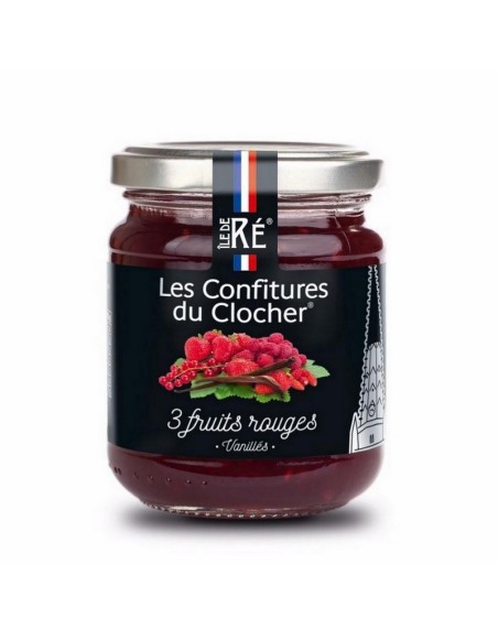 Confiture Du Clocher aux Trois Fruits Rouges