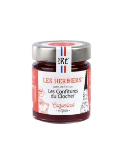 Infusion naturelle en gelée de coquelicots, les Herbiers du Clocher, Ile de Re