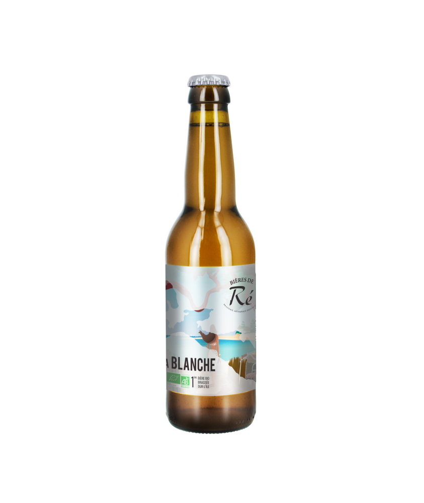 La Bière Bio Blanche de Ré de la brasserie Bières de Re à Sainte Marie de Re