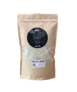 Sachet kraft alimentaire de Gros Sel marin d'Ernest, terroir de l'Ile De Ré