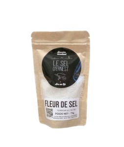 La Fleur De Sel d'Ernest de l' Ile de Ré en sachet kraft alimentaire