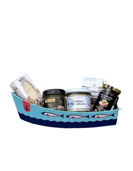 Composition Cadeau Bateau - Spécialités  Artisanales de l' Ile De Ré