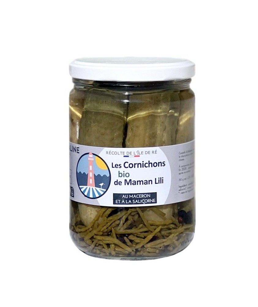 Les cornichons bio de maman Lili de Terre Saline, artisan producteur Ile de Ré