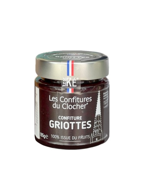 Confiture Artisanale de Cerises Griottes 100% fruits, par l' artisan Les Confitures Du Clocher à Ars en Ré