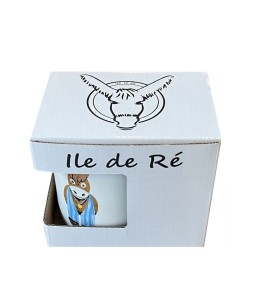 Mug Tasse Ile de Ré, cadeau souvenir Ânes en Culottes