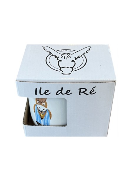Mug Tasse Ile de Ré, cadeau souvenir Ânes en Culottes