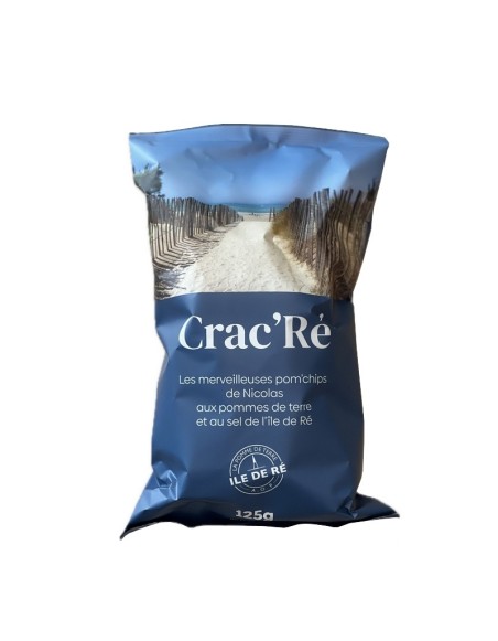 Crac'ré la chips artisanale aux pommes de terre AOP et sel de l' Ile De Ré