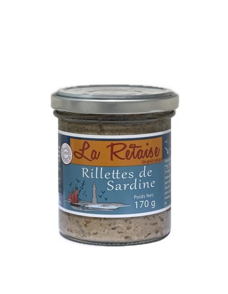 Rillettes de Sardines La Rétaise, Conserve de la Mer l'Atlantique